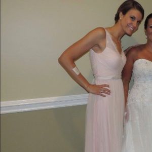 BHLDN Hitherho Fleur Dress Blush